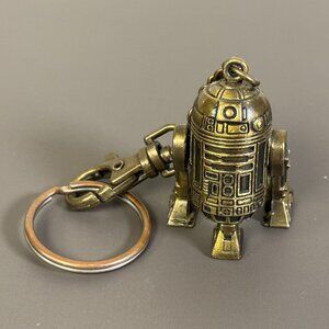 Vintage 1995 Star Wars Artoo-Detoo R2-D2 Die Cast Metal Keychain LFL Item #3310